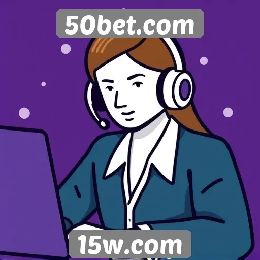 Como funciona o suporte ao cliente no 50bet.com